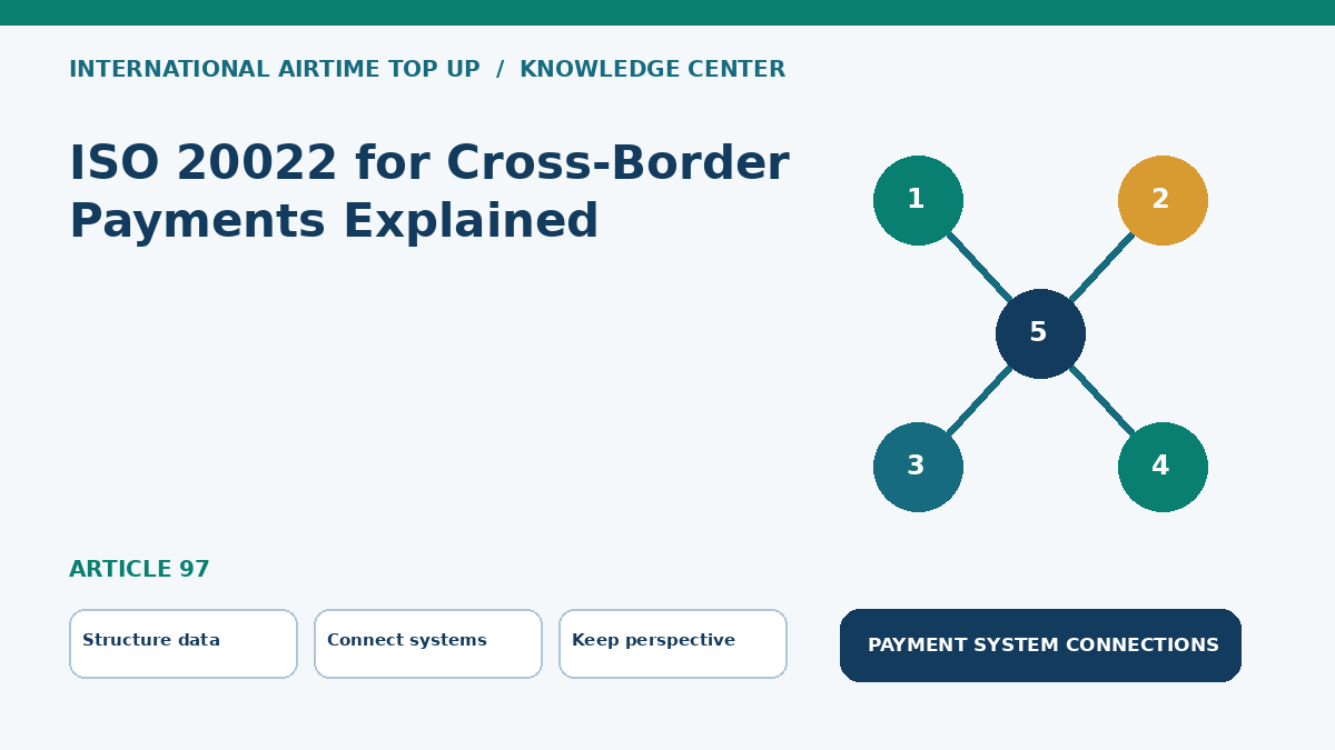 ISO 20022 for Cross-Border Payments Explained — Structure data, Connect systems, Keep perspective