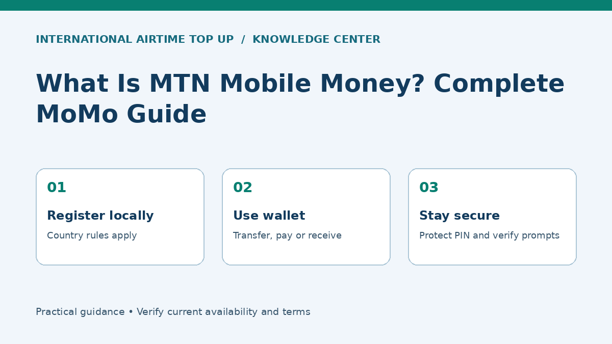 What Is MTN Mobile Money? Complete MoMo Guide - Register locally, Use wallet, Stay secure
